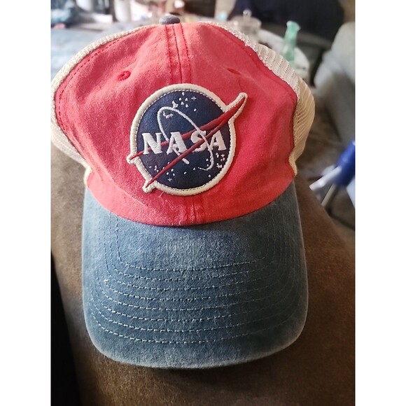 Vintage American Needle NASA Space Mesh Back StrapBack Adjustable Cap Nice - Picture 1 of 7